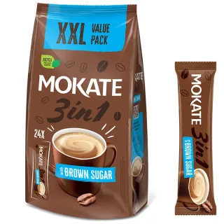 Napój Kawowy 3w1 Instant Brown Sugar Mix Brązowy Cukier 24 saszetki