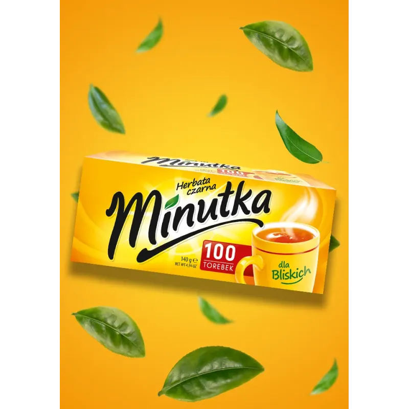 Minutka Black Tea, 100 bags