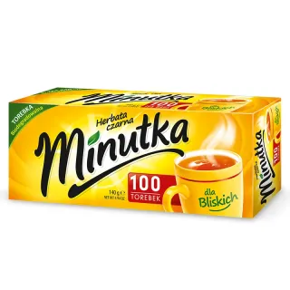 Herbata czarna Minutka 100 torebek