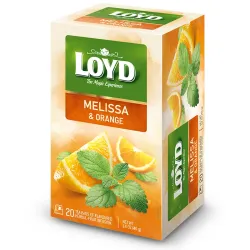 Loyd Lemon Balm Orange-Flavoured Fruit and Herbal Tea, 20 bags