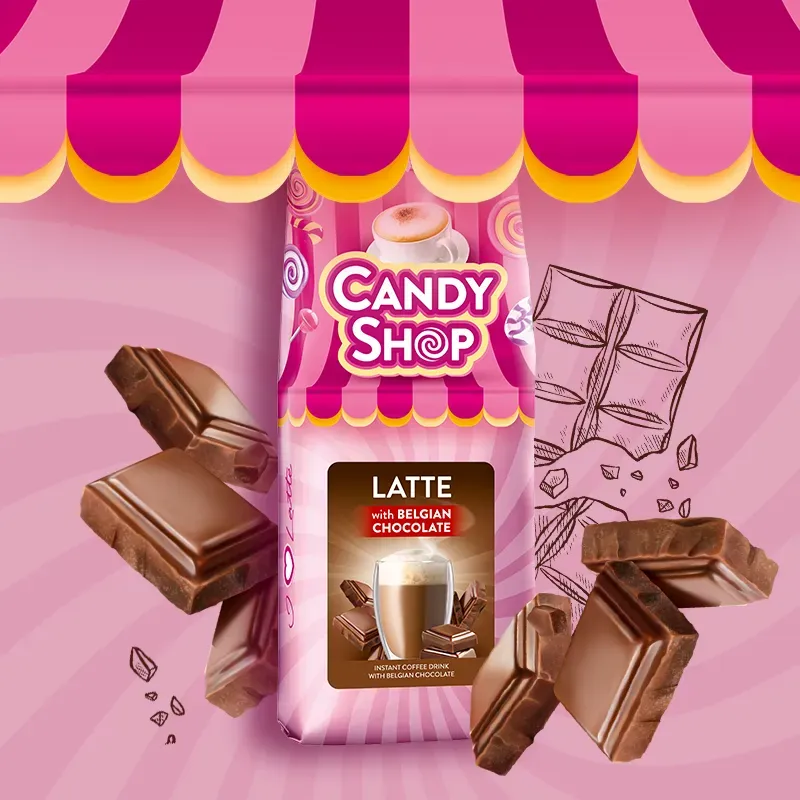 Latte Candy Shop with Belgian Chocolate 400 g