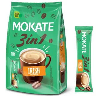 MOKATE MIX 3-IN-1 IRISH 10 SACHETS