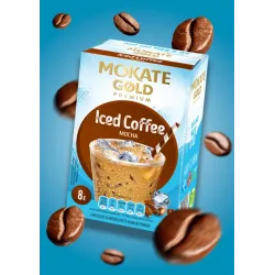 Kawa mrożona Mokate Gold Iced Coffee o smaku mocha 8 saszetek