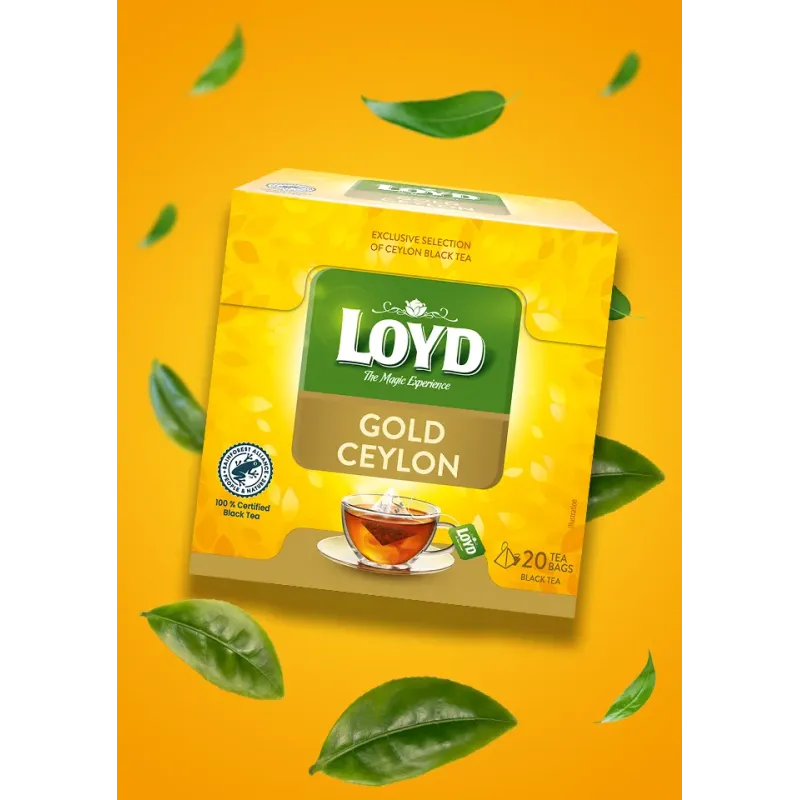 Loyd Gold Ceylon Black Tea, 20 tea bags
