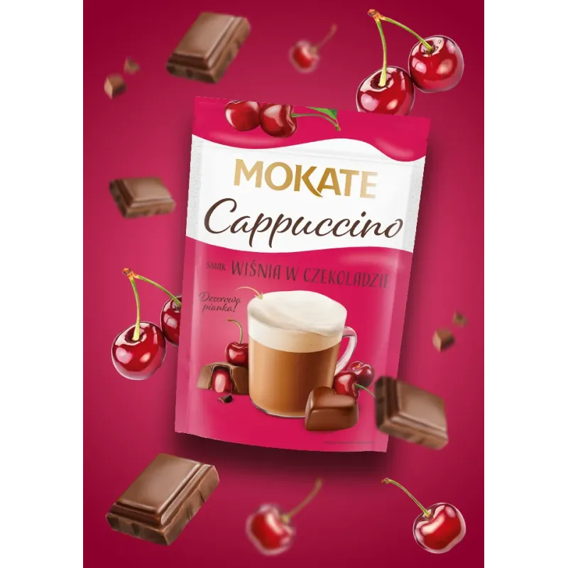 Cappuccino Mokate o smaku Wiśni w Czekoladzie 110 g