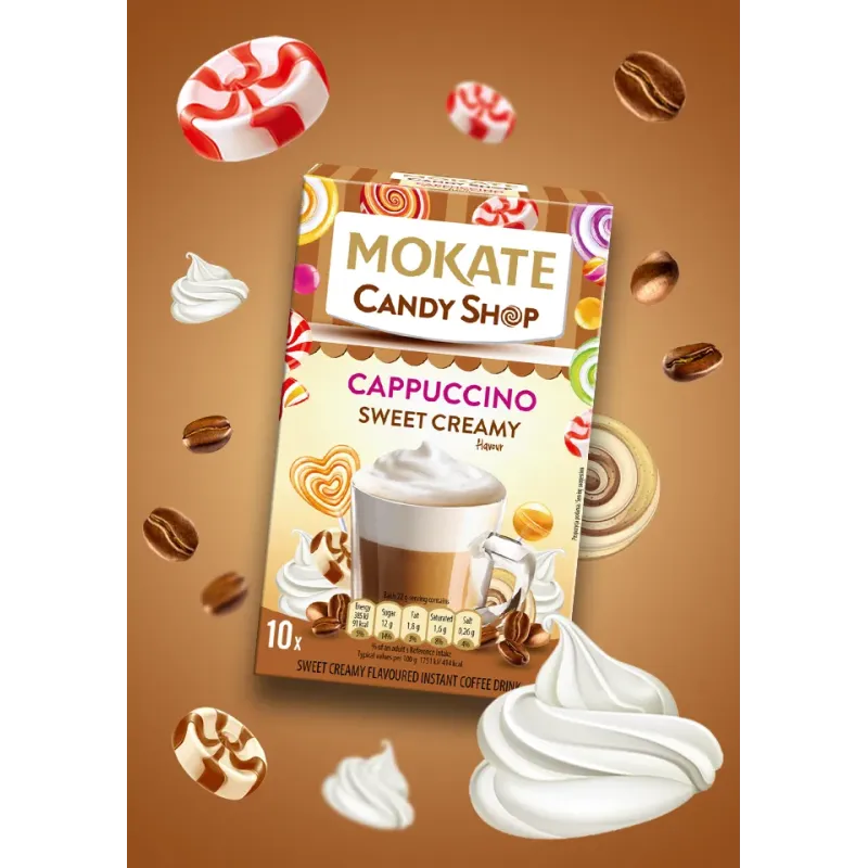 Cappuccino Candy Shop Słodka śmietanka 10 saszetek