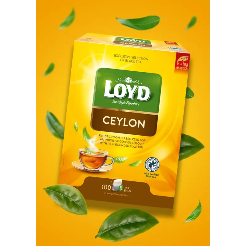 Loyd Ceylon Black Tea, 100 bags