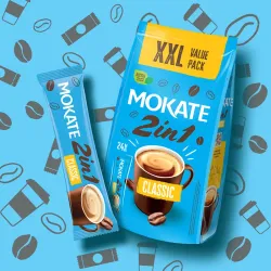 Mokate 2-in-1 Classic coffee drink, 24 sachets