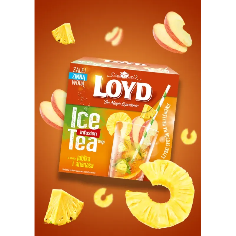 Ice Tea Loyd Jabłko i Ananas 12 torebek