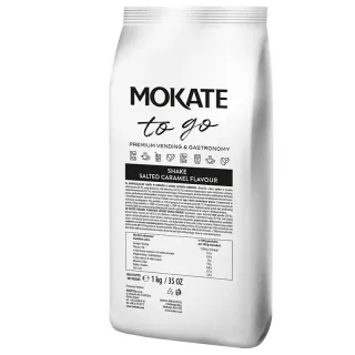 Shake o smaku słonego karmelu Mokate to go 1kg