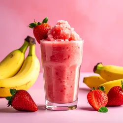 Shake o smaku truskawkowo-bananowym Mokate to go 1kg