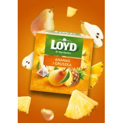 Herbatka owocowa Loyd Ananas i Gruszka 20 torebek