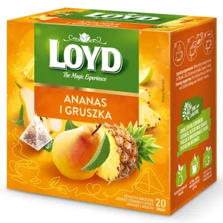 Loyd Pineapple and Pear Fruit Tea, 20 bags