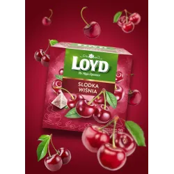 Herbatka owocowa Loyd Słodka Wiśnia 20 torebek