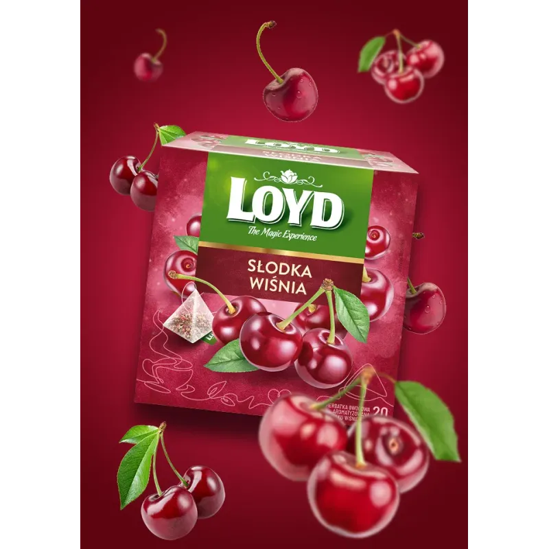 Herbatka owocowa Loyd Słodka Wiśnia 20 torebek