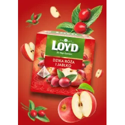 Herbatka owocowa Loyd Dzika Róża i Jabłko 20 torebek