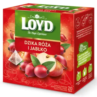 Herbatka owocowa Loyd Dzika Róża i Jabłko 20 torebek