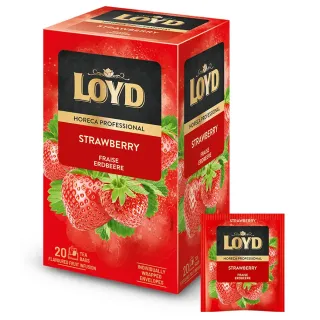 HORECA Loyd Strawberry Tea, 20 bags