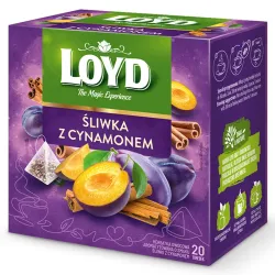 Herbatka owocowa Loyd Śliwka i Cynamon 20 torebek