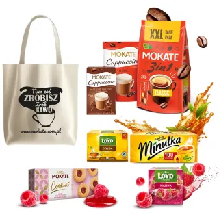 Zestaw Bestseller Na start Mix produktów + torba gratis – wielopak w atrakcyjnej cenie, kup i oszczędzaj | Mokate Sklep