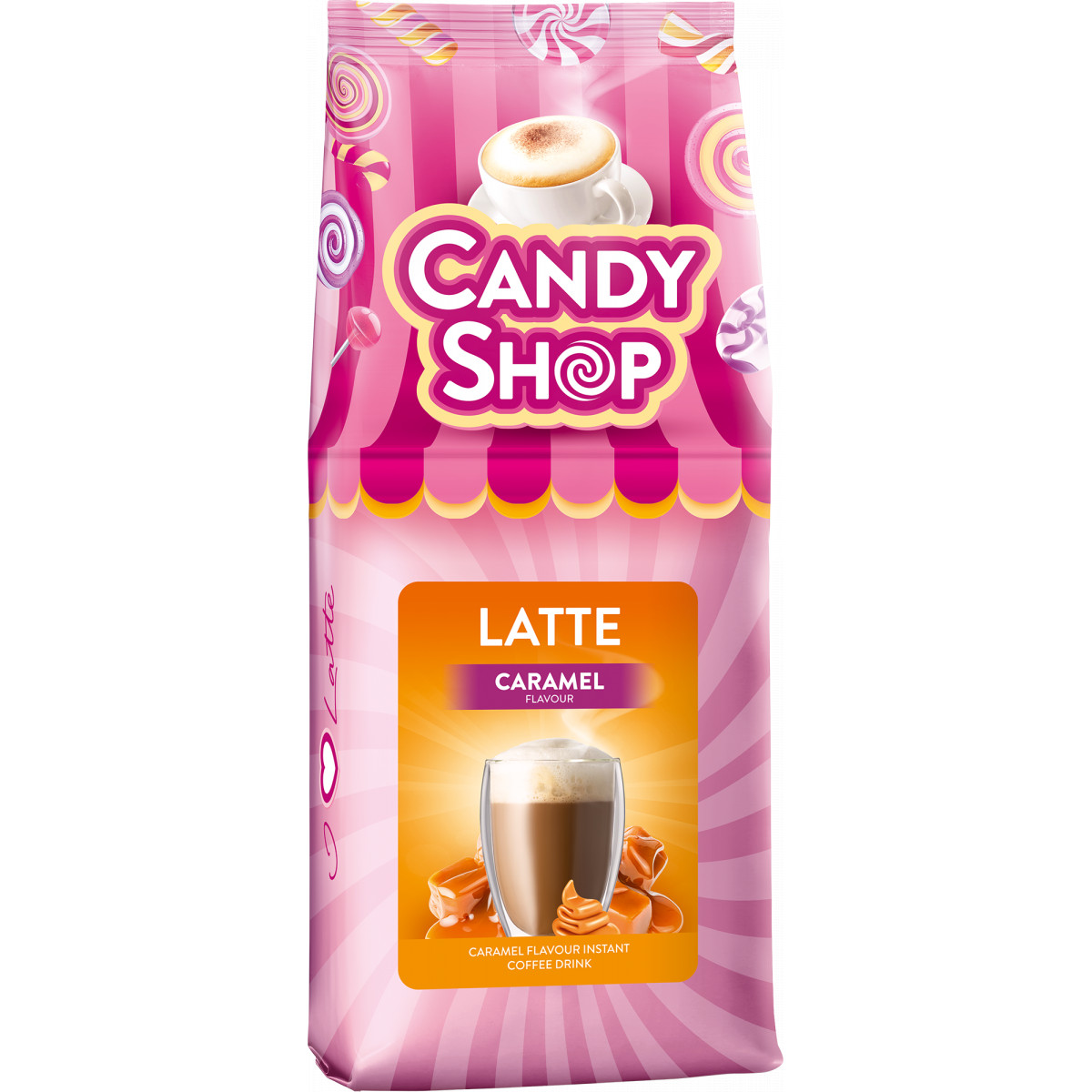 Latte Candy Shop o smaku Karmelowym 400 g