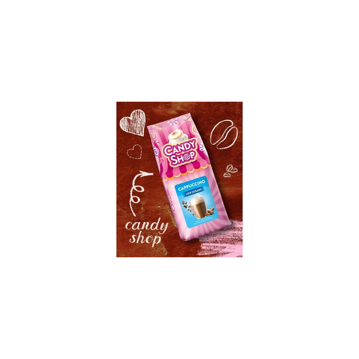 Cappuccino Candy Shop Low Sugar 400 g