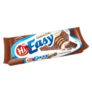 Wafelki HI EASY o smaku czekoladowym