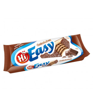 Wafelki HI EASY o smaku czekoladowym
