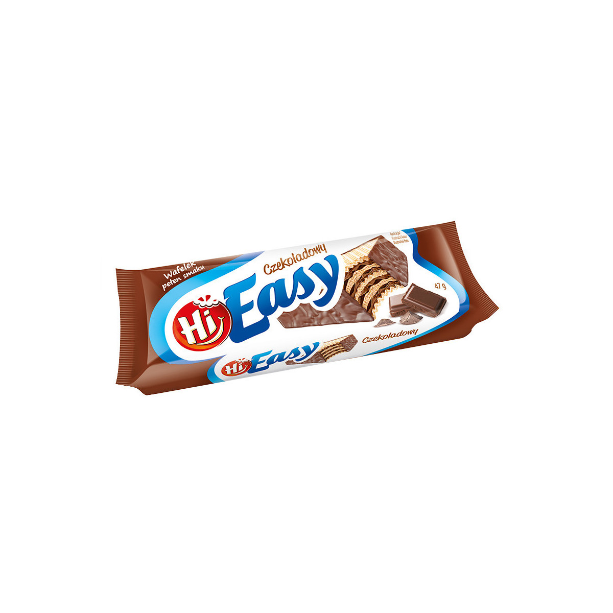 Wafelki HI EASY o smaku czekoladowym