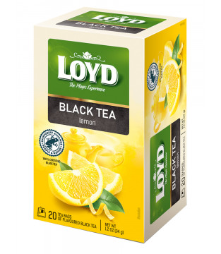 Herbata czarna Loyd o smaku cytryny 20 torebek