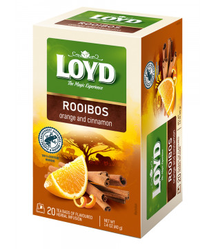 Loyd Rooibos Tea with Orange and Cinnamon, 20 bags