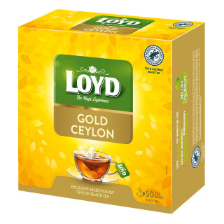 Loyd Gold Ceylon Black Tea, 50 bags