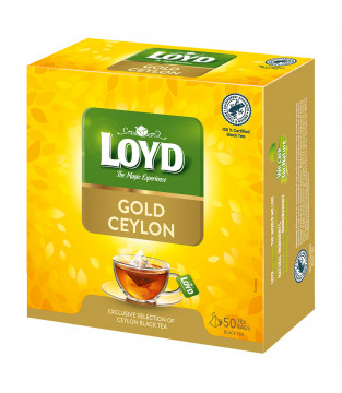 Loyd Gold Ceylon Black Tea, 50 bags
