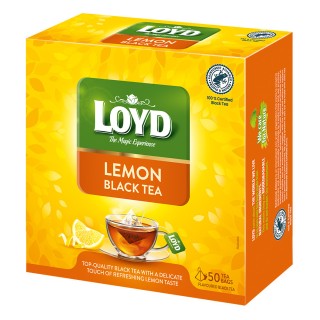Herbata czarna Loyd Lemon Black Tea 50 torebek