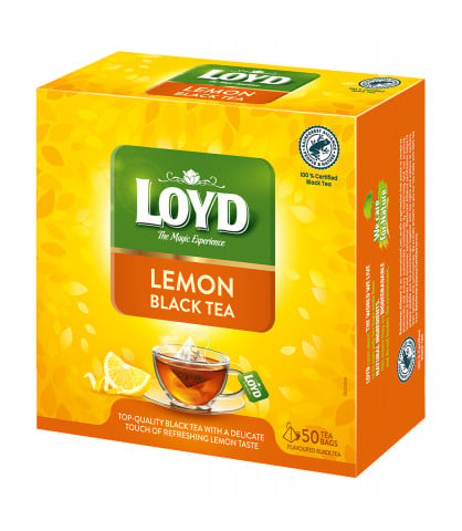 Herbata czarna Loyd Lemon Black Tea 50 torebek
