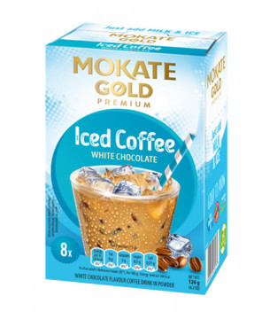 Mokate Gold Iced Coffee, white chocolate flavour, 120 g