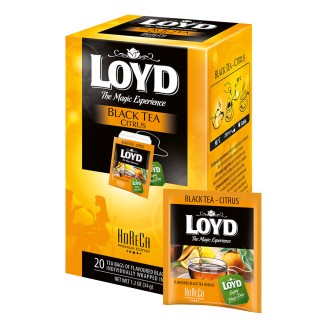 Herbata HORECA Loyd Black Tea Citrus 20 torebek