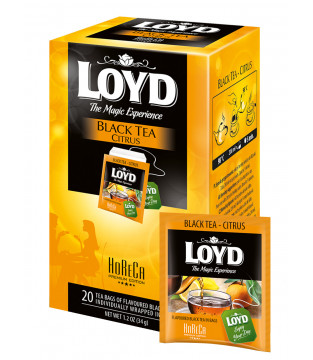 Herbata HORECA Loyd Black Tea Citrus 20 torebek