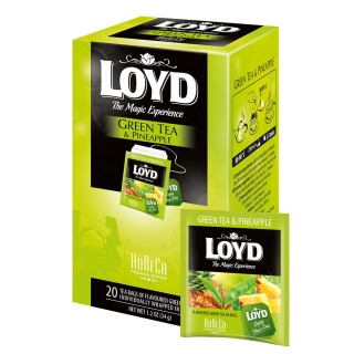 Herbata HORECA Loyd Green Tea & Pineapple 20 torebek