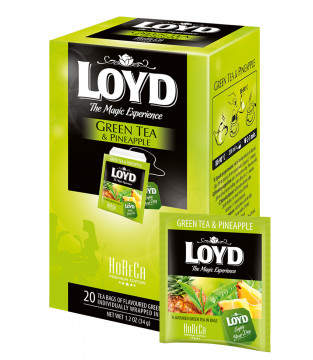 Herbata HORECA Loyd Green Tea & Pineapple 20 torebek