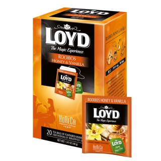 HONEY AND VANILLA-FLAVOURED HERBAL TEA 20 bags