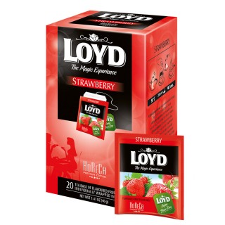Herbata HORECA Loyd Strawberry 20 torebek