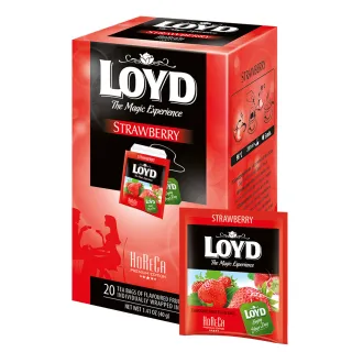 HORECA Loyd Strawberry Tea, 20 bags