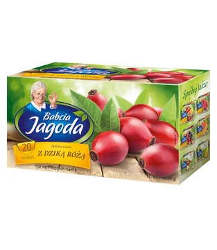 Babcia Jagoda Wild Rose Fruit Tea, 20 bags