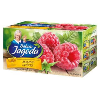 Herbatka owocowa Babcia Jagoda Malina leśna 20 torebek