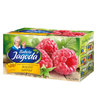 Herbatka owocowa Babcia Jagoda Malina leśna 20 torebek