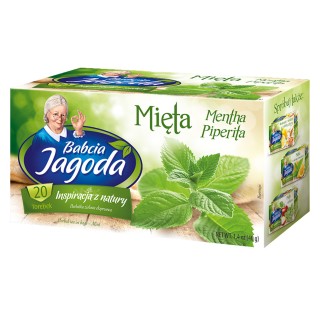 Herbatka ziołowa Babcia Jagoda Mięta 20 torebek