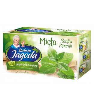 Herbatka ziołowa Babcia Jagoda Mięta 20 torebek