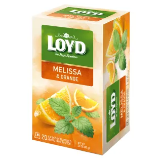 Loyd Lemon Balm Orange-Flavoured Fruit and Herbal Tea, 20 bags