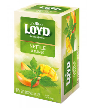 Herbatka owocowo - ziołowa Loyd Pokrzywa o smaku mango 20 torebek